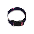 Colorful Seahorse Pattern Print Dog Collar