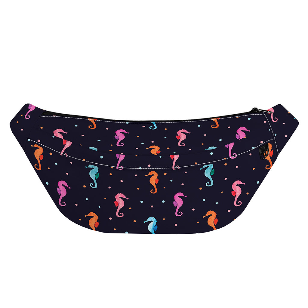 Colorful Seahorse Pattern Print Fanny Pack