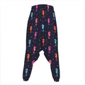 Colorful Seahorse Pattern Print Hammer Pants