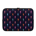 Colorful Seahorse Pattern Print Laptop Sleeve