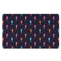 Colorful Seahorse Pattern Print Polyester Doormat