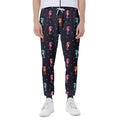 Colorful Seahorse Pattern Print Joggers