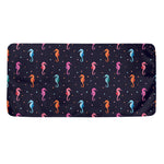 Colorful Seahorse Pattern Print Towel