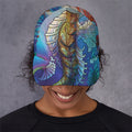 Colorful Seahorse Print Baseball Cap