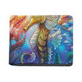 Colorful Seahorse Print Bifold Wallet