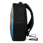 Colorful Seahorse Print Casual Backpack