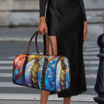 Colorful Seahorse Print Duffle Bag