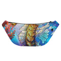Colorful Seahorse Print Fanny Pack
