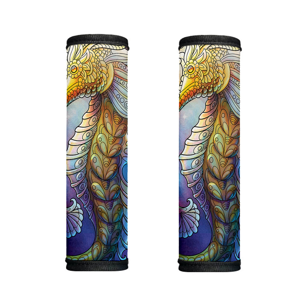 Colorful Seahorse Print Handle Covers