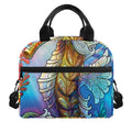 Colorful Seahorse Print Insulated Lunch Bag