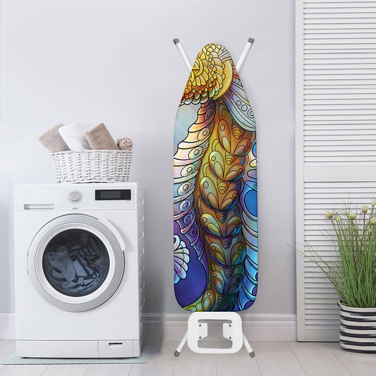 Colorful Seahorse Print Ironing Board Cover