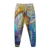 Colorful Seahorse Print Jogger Pants