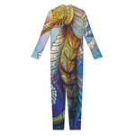 Colorful Seahorse Print Jumpsuit
