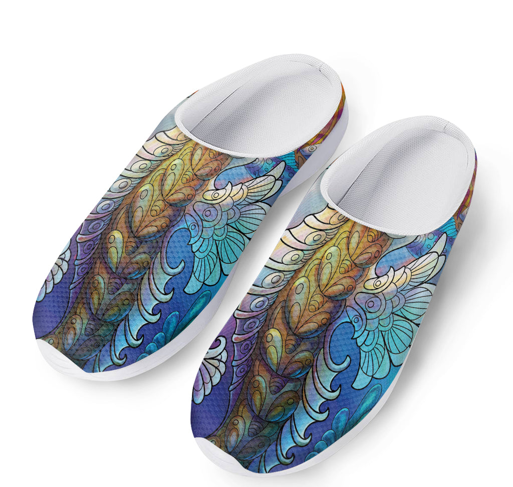 Colorful Seahorse Print Mesh Casual Shoes