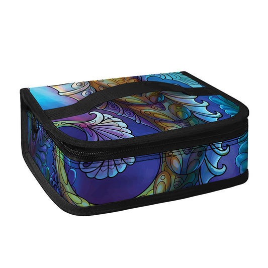 Colorful Seahorse Print Small Lunch Bag