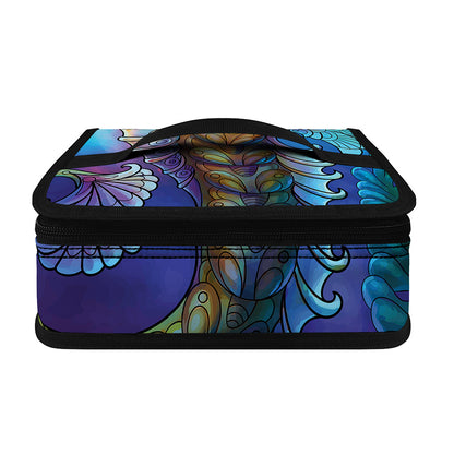 Colorful Seahorse Print Small Lunch Bag