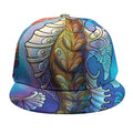 Colorful Seahorse Print Snapback Cap