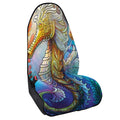 Colorful Seahorse Print Waterproof Car Seat Cover