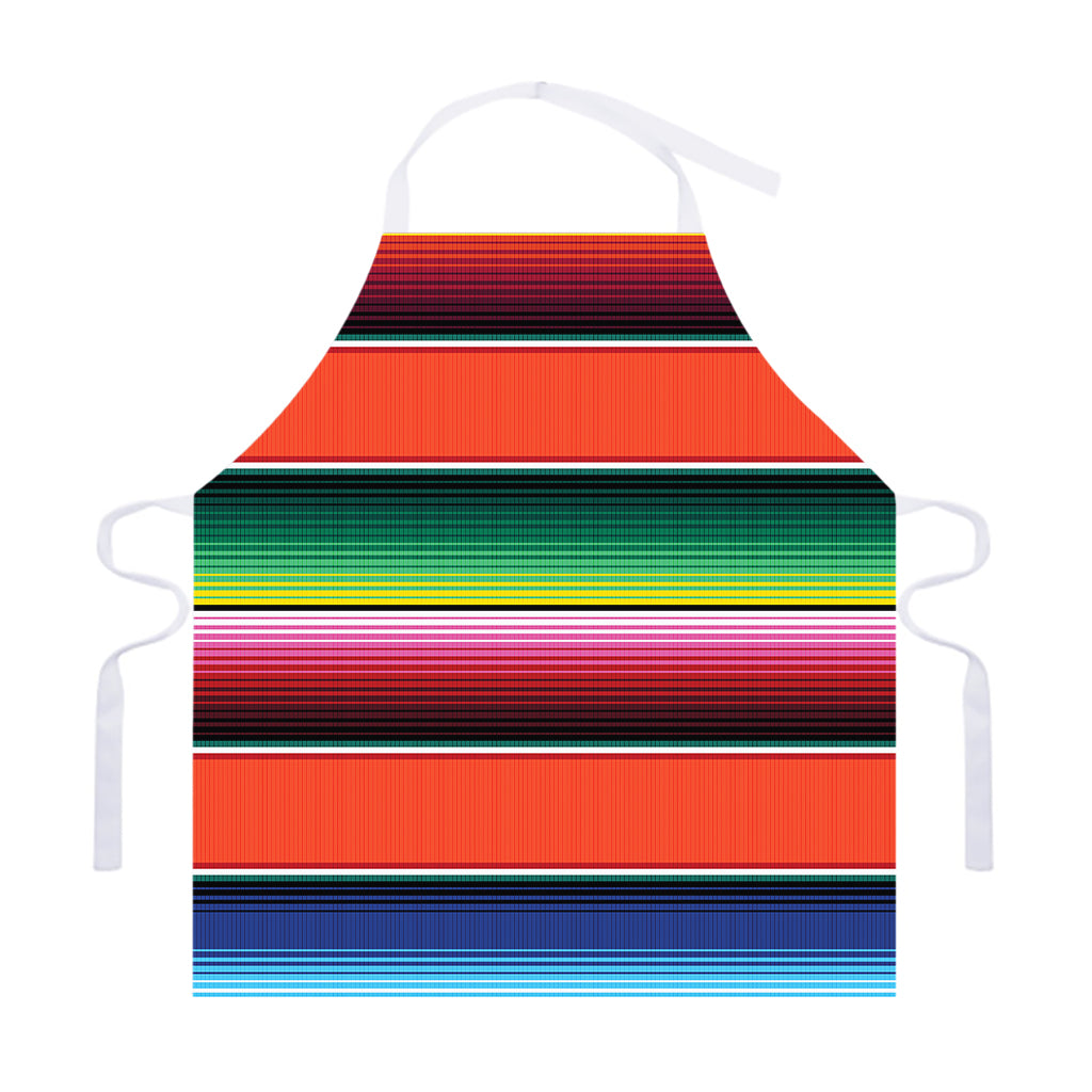 Colorful Serape Blanket Pattern Print Adjustable Apron