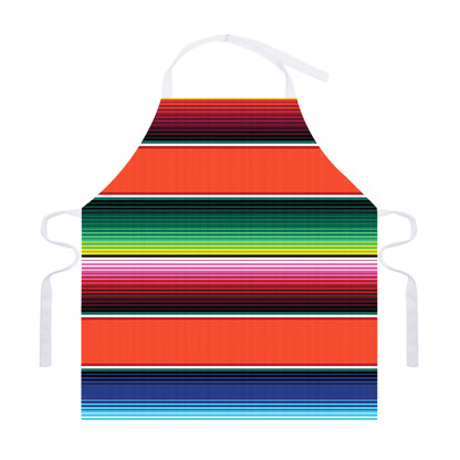Colorful Serape Blanket Pattern Print Adjustable Apron