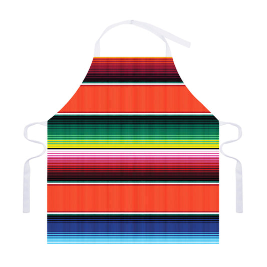 Colorful Serape Blanket Pattern Print Adjustable Apron
