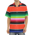 Colorful Serape Blanket Pattern Print Aloha Shirt