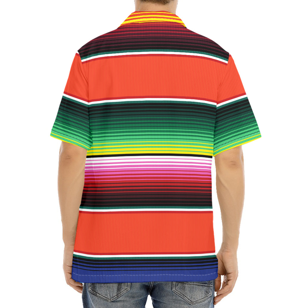 Colorful Serape Blanket Pattern Print Aloha Shirt