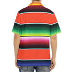 Colorful Serape Blanket Pattern Print Aloha Shirt