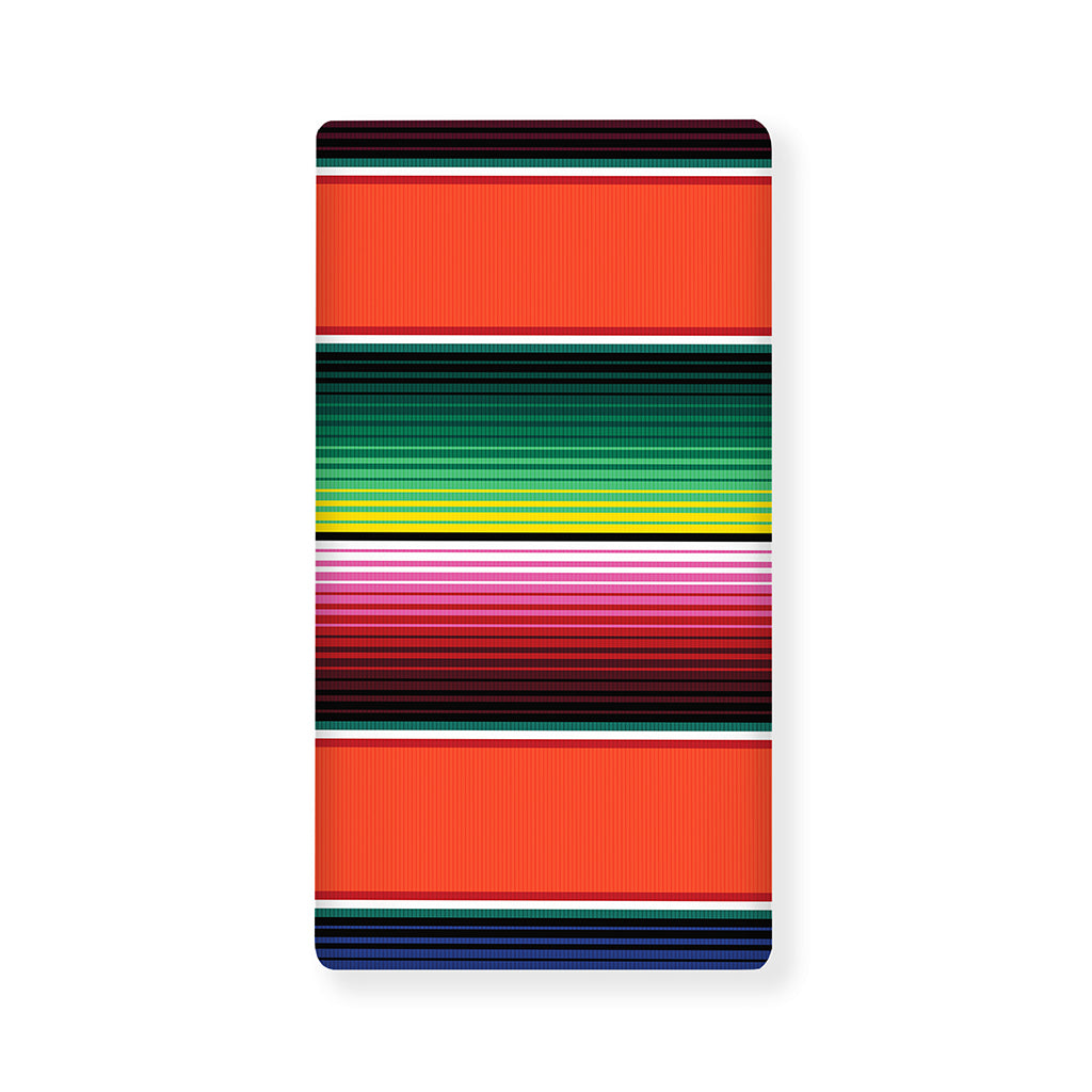 Colorful Serape Blanket Pattern Print Baby Crib Sheet