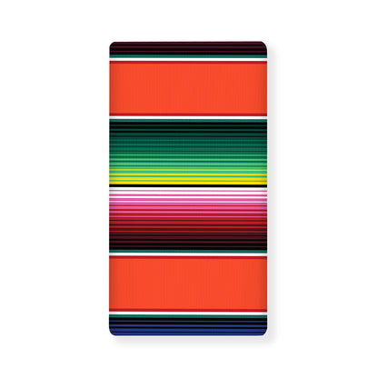 Colorful Serape Blanket Pattern Print Baby Crib Sheet