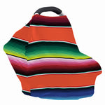 Colorful Serape Blanket Pattern Print Baby Seat Cover