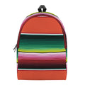 Colorful Serape Blanket Pattern Print School Backpack