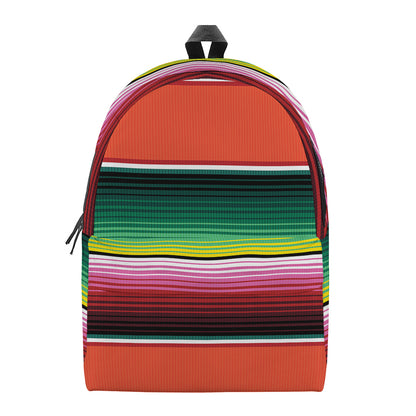 Colorful Serape Blanket Pattern Print Backpack