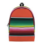 Colorful Serape Blanket Pattern Print Backpack