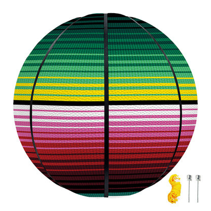 Colorful Serape Blanket Pattern Print Basketball