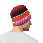 Colorful Serape Blanket Pattern Print Beanie
