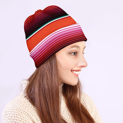 Colorful Serape Blanket Pattern Print Beanie