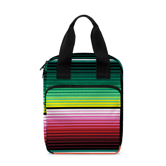 Colorful Serape Blanket Pattern Print Bible Tote Bag