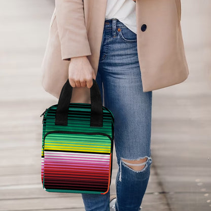 Colorful Serape Blanket Pattern Print Bible Tote Bag