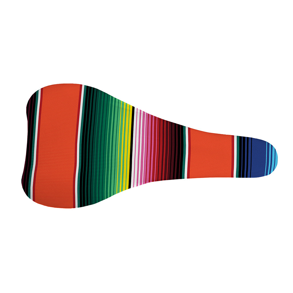 Colorful Serape Blanket Pattern Print Bicycle Seat Cover