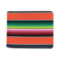 Colorful Serape Blanket Pattern Print Bifold Wallet