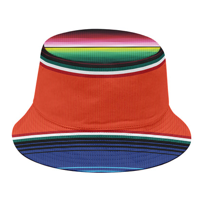 Colorful Serape Blanket Pattern Print Bucket Hat