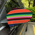 Colorful Serape Blanket Pattern Print Car Side Mirror Covers