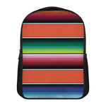 Colorful Serape Blanket Pattern Print Casual Backpack