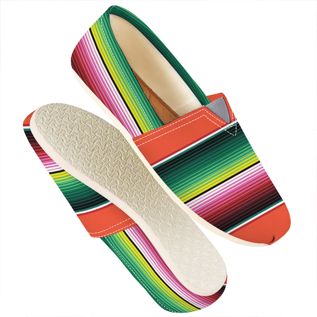 Colorful Serape Blanket Pattern Print Casual Shoes