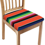 Colorful Serape Blanket Pattern Print Chair Cushion Cover