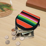 Colorful Serape Blanket Pattern Print Coin Purse