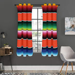 Colorful Serape Blanket Pattern Print Curtain
