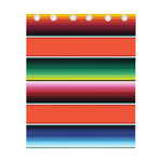 Colorful Serape Blanket Pattern Print Curtain