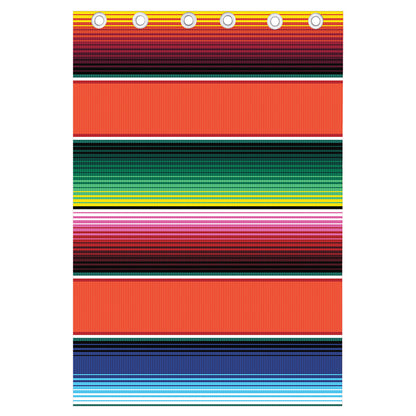 Colorful Serape Blanket Pattern Print Curtain